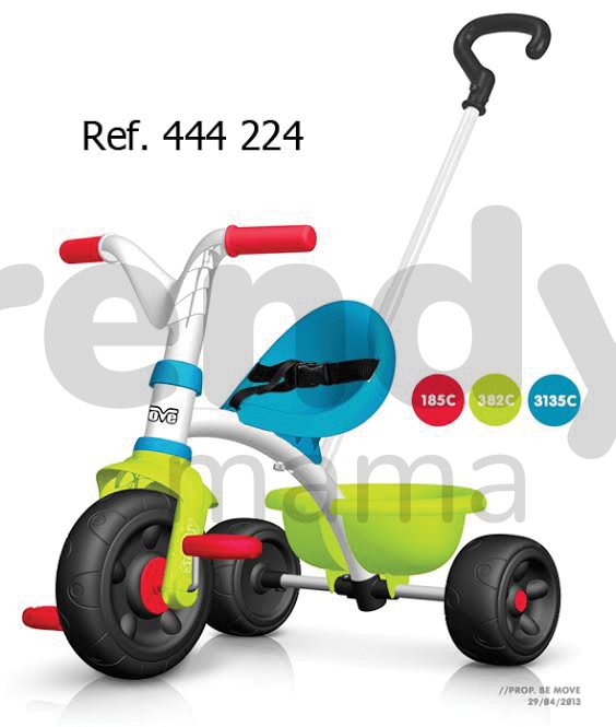 Трехколесный велосипед Smoby 444208 Baby balade Blau