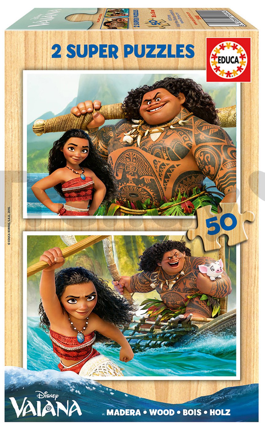 fa puzzle gyerekeknek Vaiana