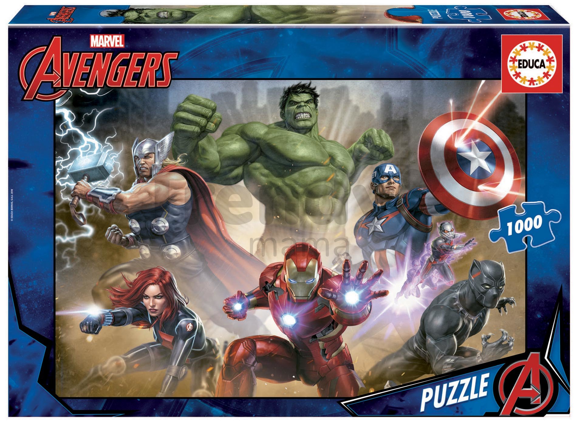 Puzzle The Avengers 1000 dielov Educa