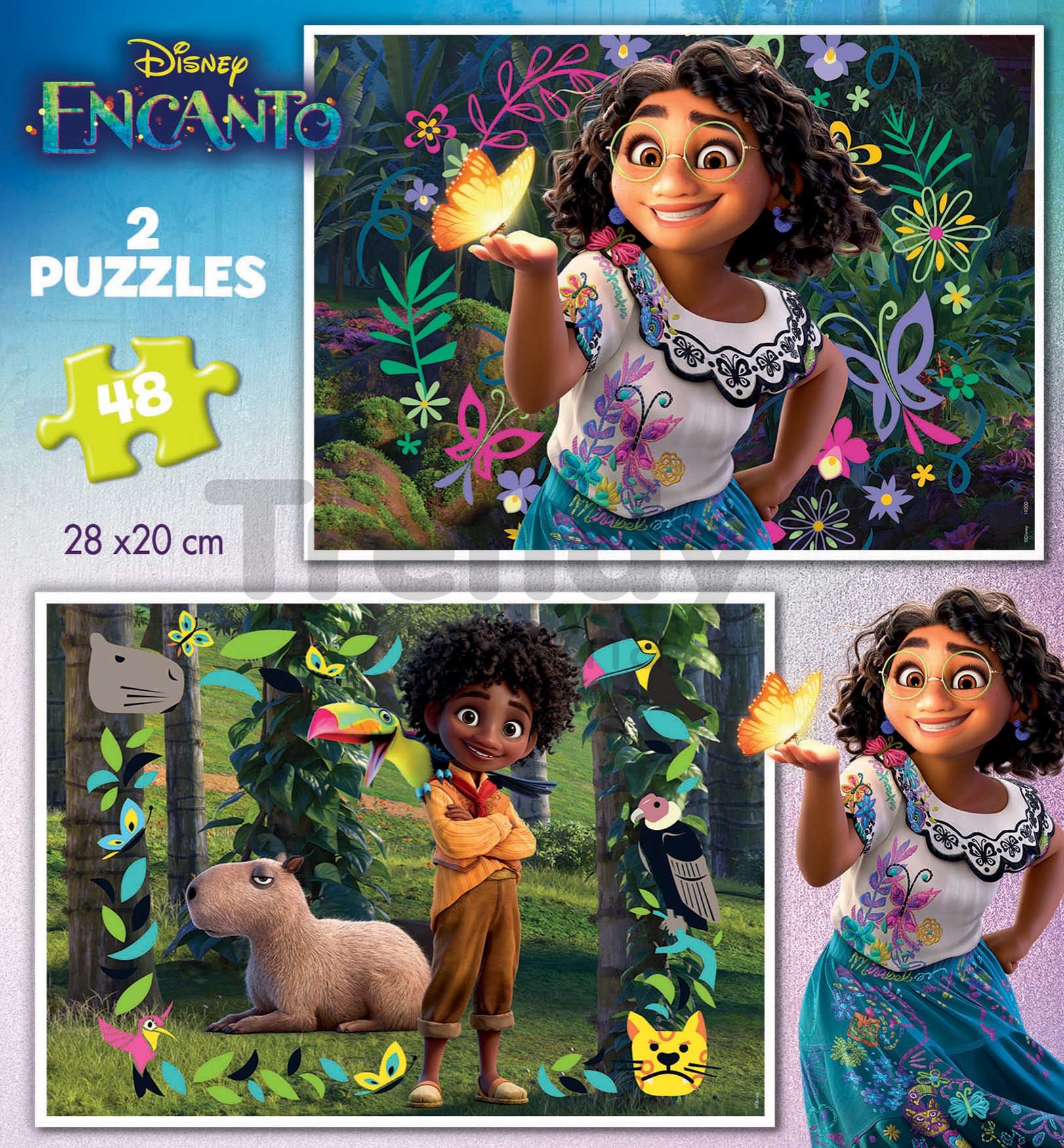 Puzzle Encanto Disney Educa 2x48 dielov EDU19200
