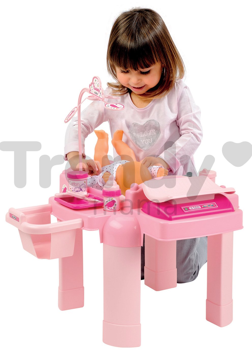 Prebaľovací stolík pre bábiku Écoiffier Nursery