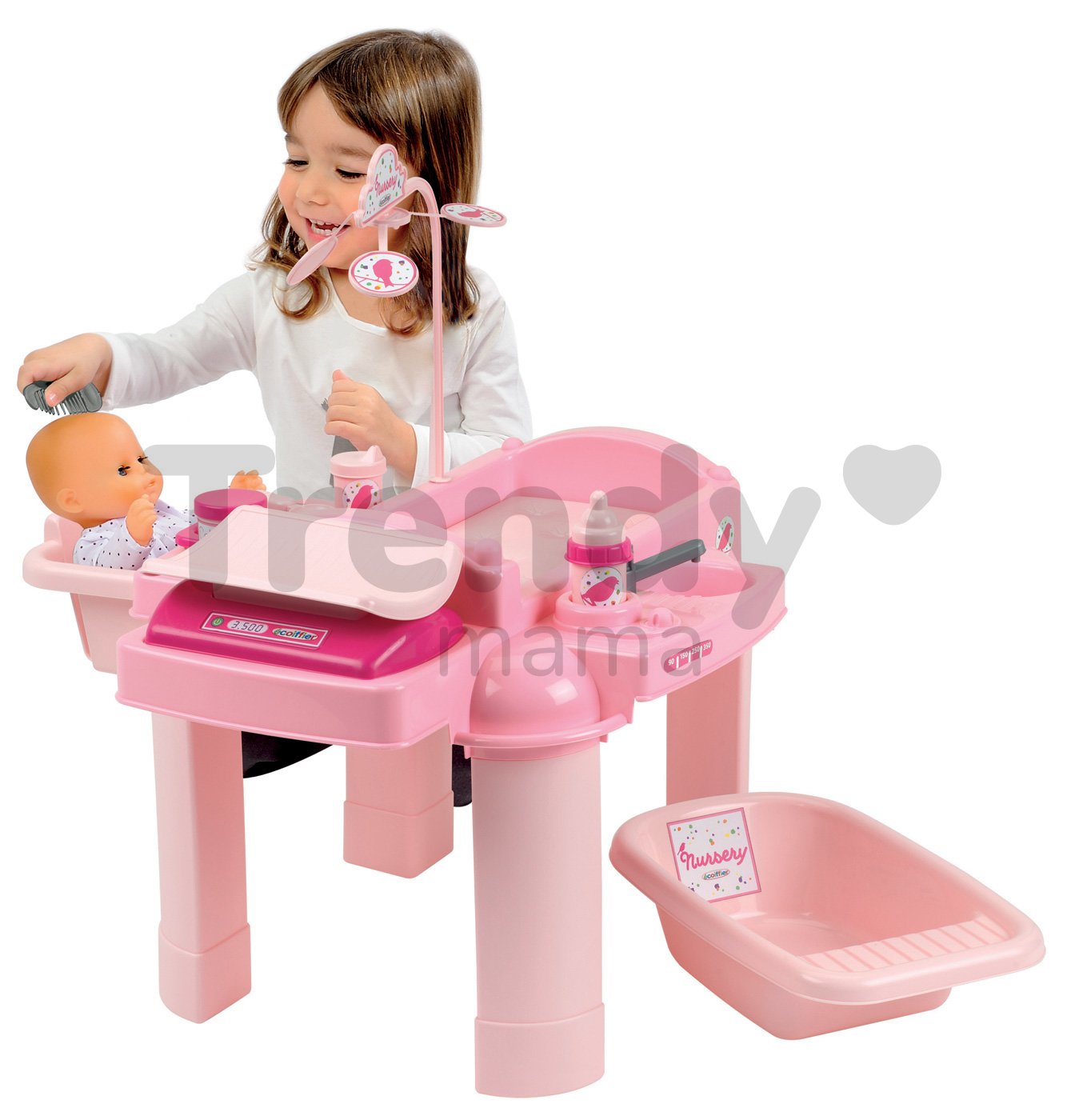 Prebaľovací stolík pre bábiku Écoiffier Nursery