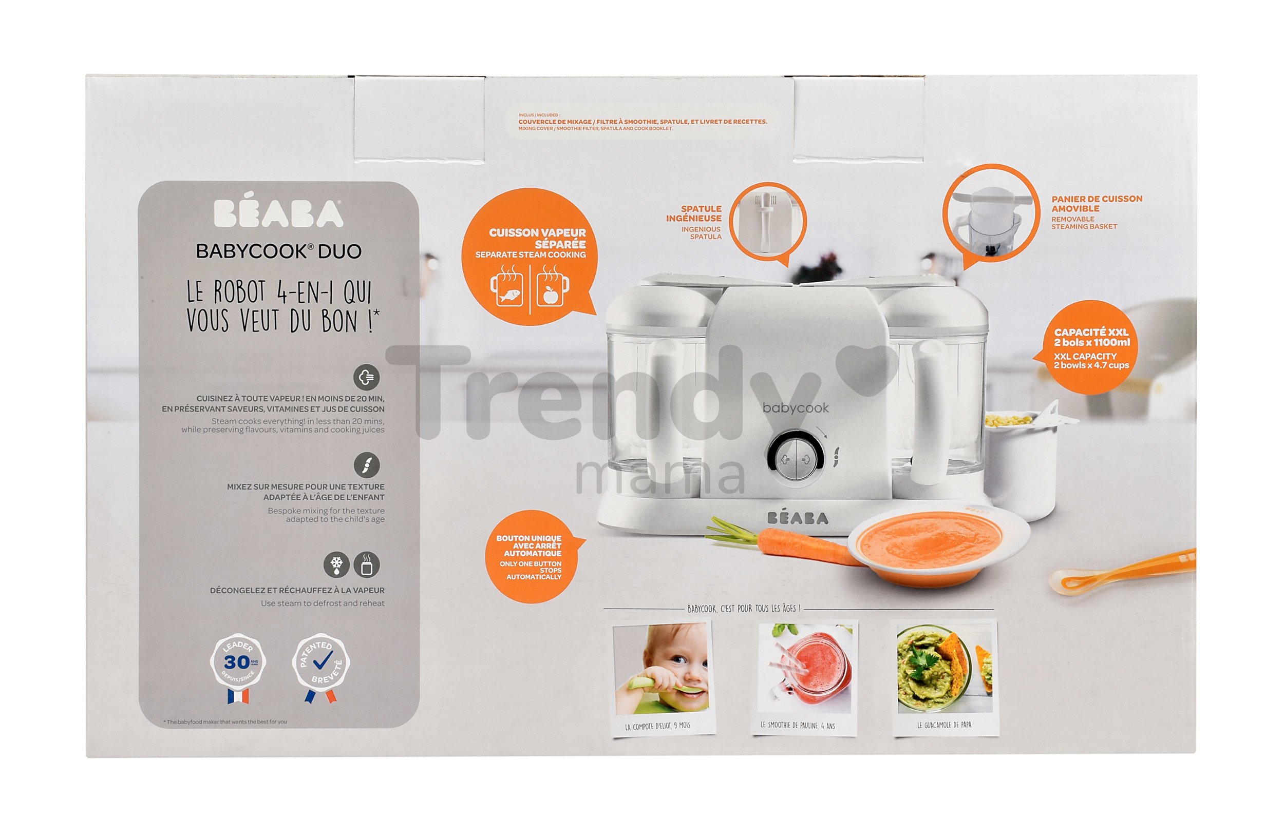 Beaba Babycook Duo - White/Silver