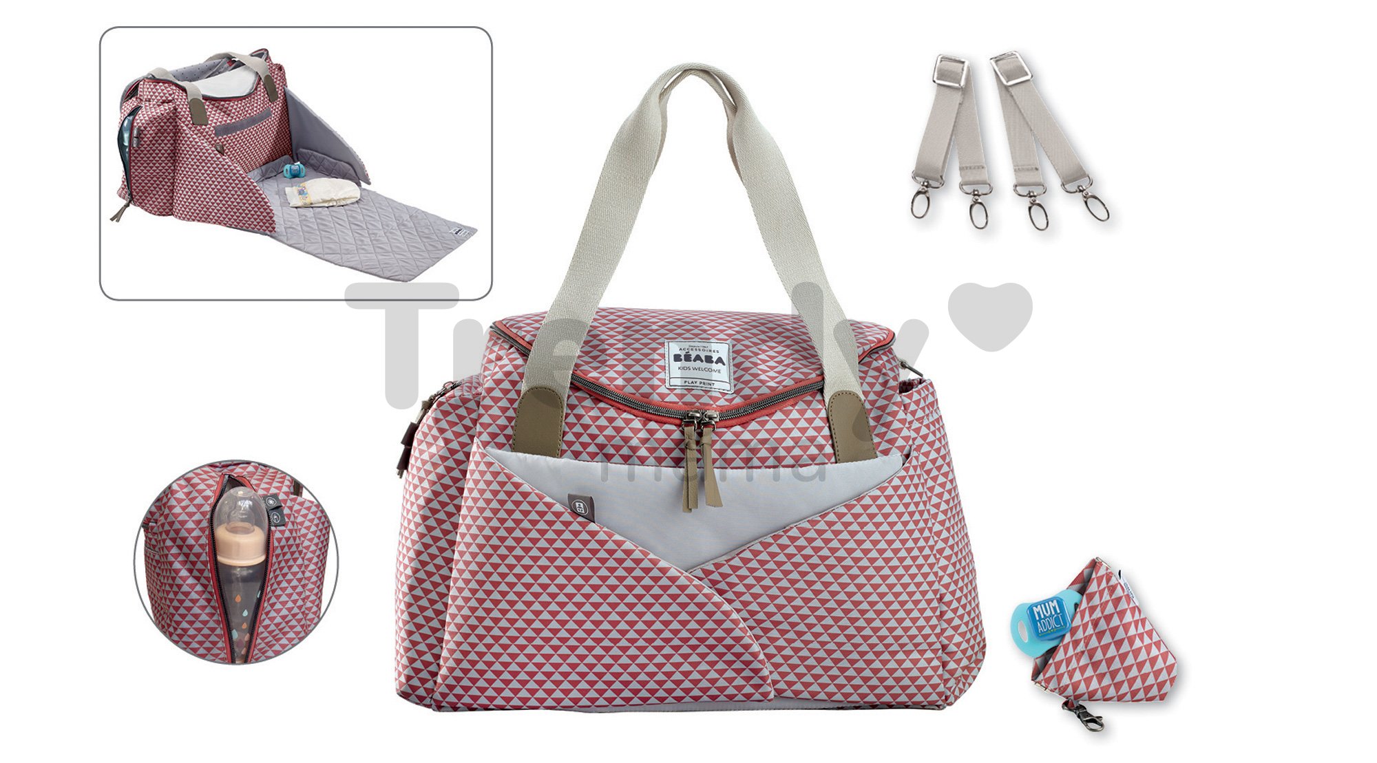 Sac à langer sydney ii gris 940213 hotsell