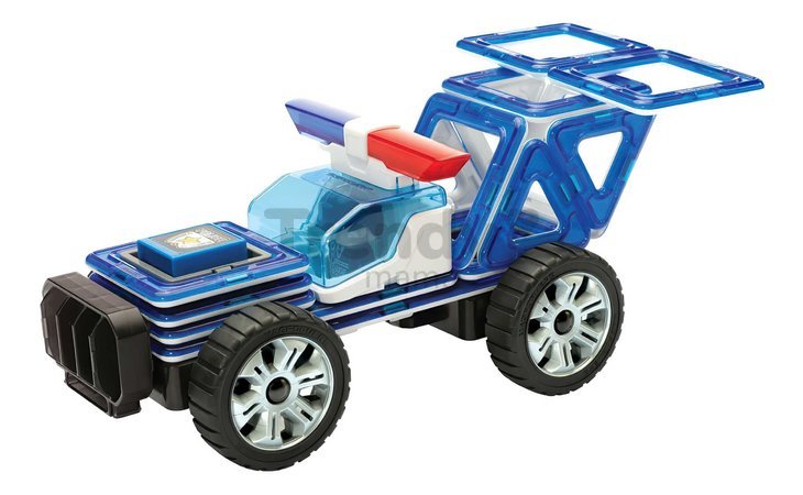 Stavebnica magnetická Policajná stanica Amazing Police Set Magformers 50 dielov