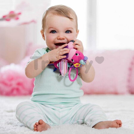 Vibrujúci jednorožec Unicorn Rattle Infantino s hryzátkom od 0 mes
