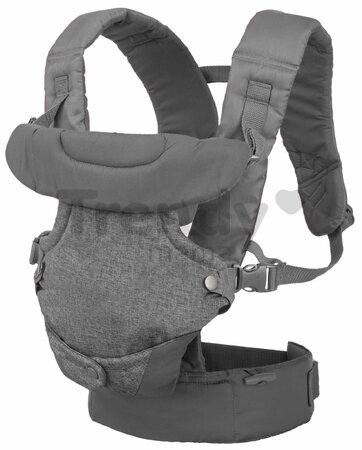 Nosič pre dieťa Flip Advanced 4v1 Convertible Carrier Grey Infantino 4 spôsoby nosenia sivý od 3,6-14,5 kg od 0 mes