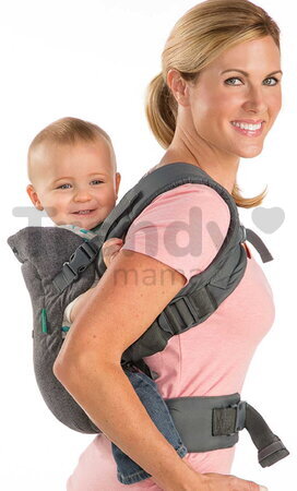 Nosič pre dieťa Flip Advanced 4v1 Convertible Carrier Grey Infantino 4 spôsoby nosenia sivý od 3,6-14,5 kg od 0 mes