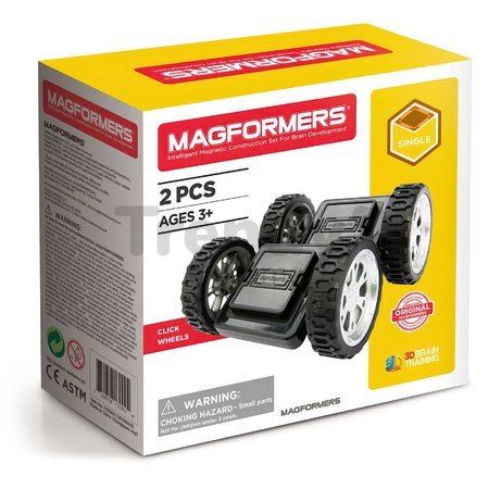 Rozšírenie k magnetickej stavebnici Kolesá Click Wheel Set Magformers 2 diely