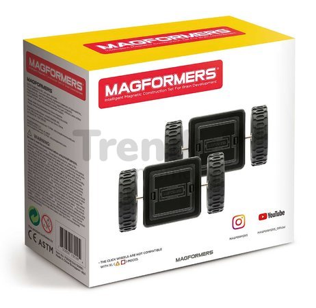 Rozšírenie k magnetickej stavebnici Kolesá Click Wheel Set Magformers 2 diely
