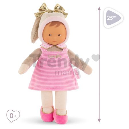 Bábika Miss Striped Starry Dreams Mon Doudou Corolle s hnedými očami 25 cm od 0 mes