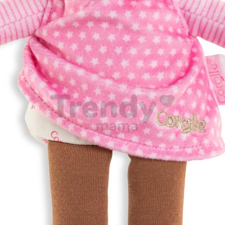 Bábika Miss Pink Starry Dreams Mon Doudou Corolle s hnedými očami 25 cm od 0 mes