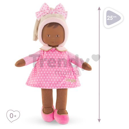 Bábika Miss Pink Starry Dreams Mon Doudou Corolle s hnedými očami 25 cm od 0 mes