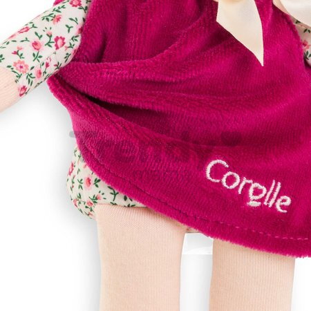 Bábika Miss Pink Grenadine Mon Doudou Corolle s hnedými očami 25 cm od 0 mes