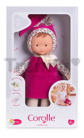Bábika Miss Pink Grenadine Mon Doudou Corolle s hnedými očami 25 cm od 0 mes