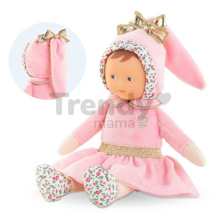 Bábika Miss Ballerina Pink Grenadine Mon Doudou Corolle s modrými očami 25 cm od 0 mes