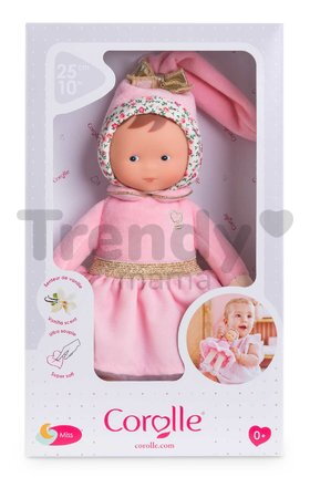 Bábika Miss Ballerina Pink Grenadine Mon Doudou Corolle s modrými očami 25 cm od 0 mes