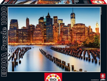 Puzzle Genuine City of Skyscrapers Educa 1000 dielov od 12 rokov