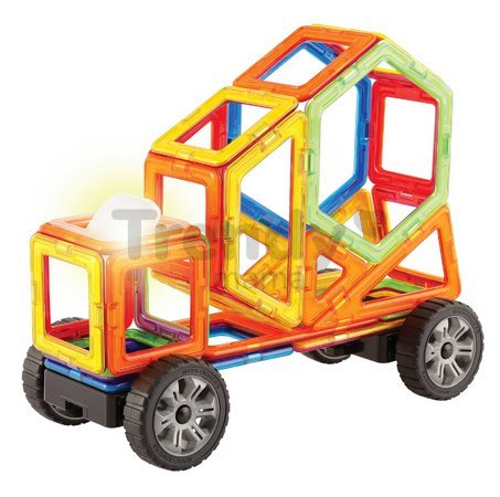 Stavebnica magnetická Blikajúce svetlá Dynamic Flash Set Magformers elektronická  54 dielov