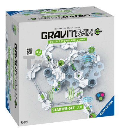 Guľôčková dráha elektronická XXL Štartovacia súprava Starter Set Power GraviTrax 142 dielikov s automatickým výťahom a diaľkovým ovládačom od 8 rokov