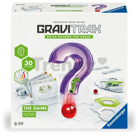 Guľôčková dráha Prúd Flow The Game GraviTrax 74 doplnkov a kartičky s 30 výzvami od 8 rokov