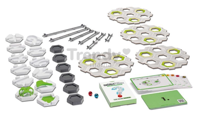 Guľôčková dráha Kurz The Game Course GraviTrax 69 dielikov a kartičky s 30 výzvami od 8 rokov