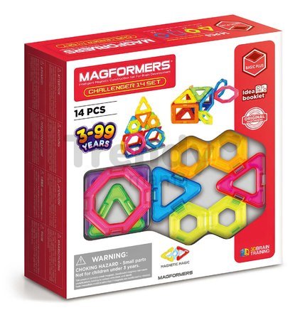 Stavebnica magnetická Extra výzvy Challenger 14 Set Magformers 14 dielov