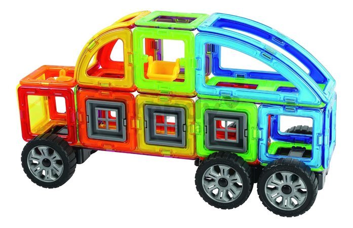 Stavebnica magnetická Gigant Master Craft Set Deluxe Magformers 162 dielov