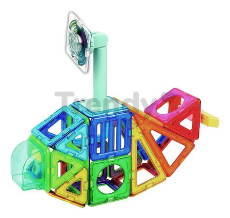 Stavebnica magnetická Mystery Spin Set Creator Magformers s otočným prvkom 40 dielov