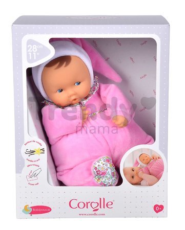 Bábika Babipouce Blossom Garden Corolle Mon Doudou s modrými očami a špúliace ústočká 28 cm od 0 mes