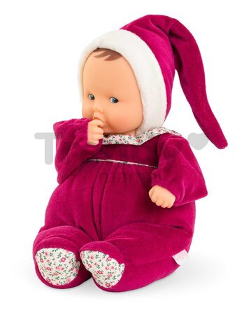 Bábika Babipouce Pink Grenadine Mon Doudou Corolle s modrými očami a špúliace ústočká 28 cm od 0 mes