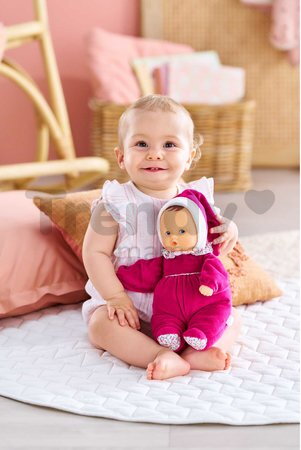 Bábika Babipouce Pink Grenadine Mon Doudou Corolle s modrými očami a špúliace ústočká 28 cm od 0 mes