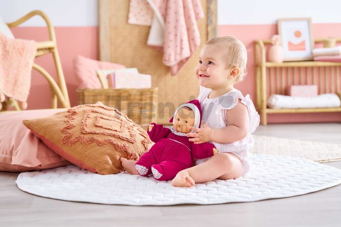 Bábika Babipouce Pink Grenadine Mon Doudou Corolle s modrými očami a špúliace ústočká 28 cm od 0 mes