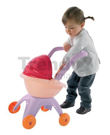 Kočík pre bábiku Nursery Écoiffier hlboký obojstranný od 18 mes