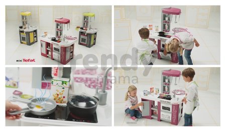 Kuchynka Studio XL Tefal Smoby elektronická so zvukmi, so sódovačom, chladničkou a 32 doplnkami fialová