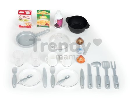 Kuchynka Studio Tefal Smoby elektronická so zvukmi, so sódovačom a 25 doplnkami oranžová
