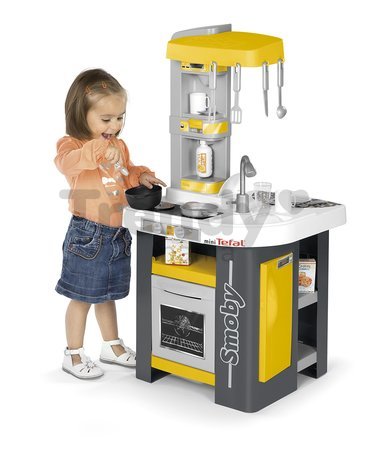 Kuchynka Studio Tefal Smoby elektronická so zvukmi, so sódovačom a 25 doplnkami oranžová