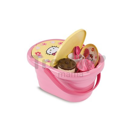 Piknikový košík Hello Kitty Smoby s 24 doplnkami