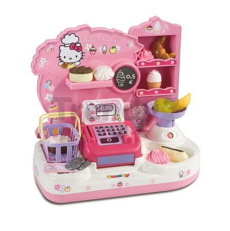 Obchodík Hello Kitty Smoby s pokladňou so 16 doplnkami