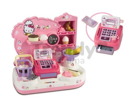Obchodík Hello Kitty Smoby s pokladňou so 16 doplnkami