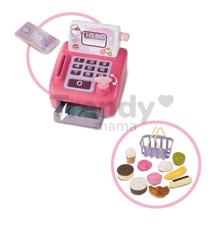Obchodík Hello Kitty Smoby s pokladňou so 16 doplnkami