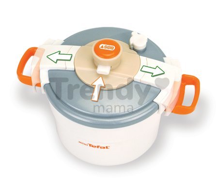 Tlakový hrniec Mini Tefal Smoby s mechanickým zvukom bielo-béžový