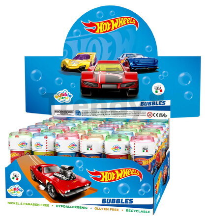 Bublifuk Hot Wheels Bubble World Dulcop hypoalergénny bez niklu a parabénov