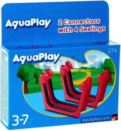 Náhradný diel 2 kusy AquaPlay konektor s tesniacou gumičkou k vodným dráham