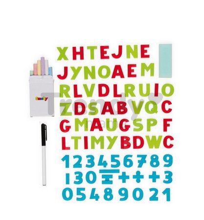 Drevená školská lavica Modulo Space Smoby obojstranná skladacia s 80 doplnkami