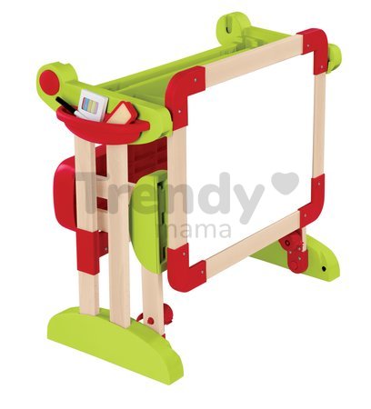 Drevená školská lavica Modulo Space Smoby obojstranná skladacia s 80 doplnkami