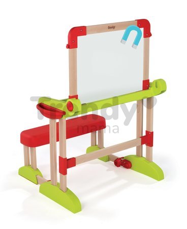 Drevená školská lavica Modulo Space Smoby obojstranná skladacia s 80 doplnkami