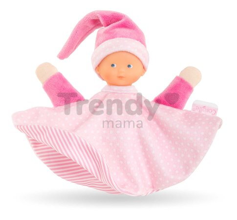 Bábika na maznanie Tidoudou Starry Dreams Mon Doudou Corolle z extra jemného textilu s modrými očami 17 cm od 0 mes