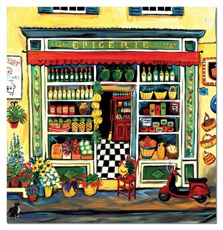 Puzzle Grocery Shop, Suzanne Etienne Educa 1000 dielov od 12 rokov
