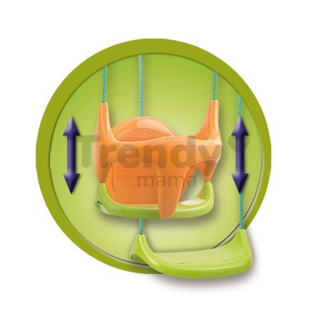 Hojdačka Bebe 2v1 Smoby s ohrádkou od 18 mes